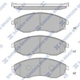 HiQ Front Brake Pads Set SP1083