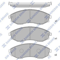 HiQ Front Brake Pads Set SP1083