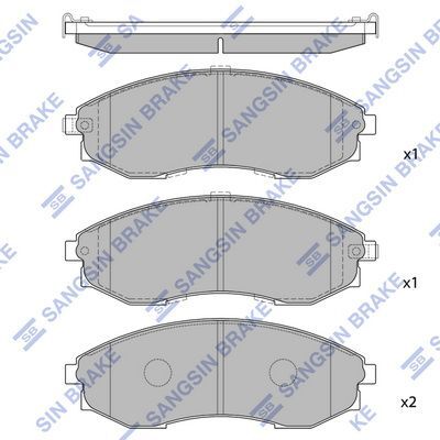 HiQ Front Brake Pads Set SP1083