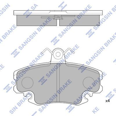 HiQ Front Brake Pads Set SP1243
