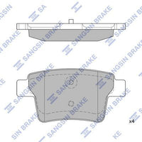 HiQ Rear Brake Pads Set SP2095