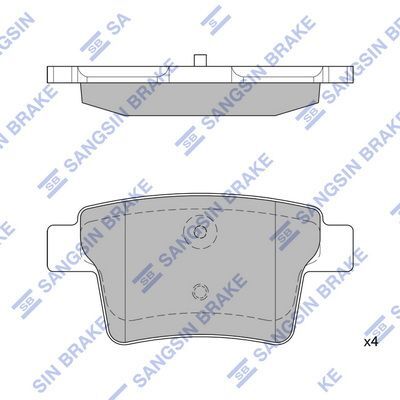 HiQ Rear Brake Pads Set SP2095