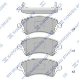 HiQ Front Brake Pads Set SP1502
