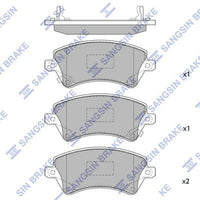 HiQ Front Brake Pads Set SP1502