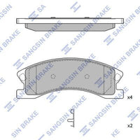 HiQ Front Brake Pads Set SP2179