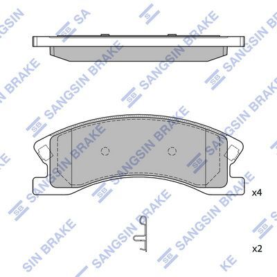 HiQ Front Brake Pads Set SP2179