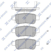HiQ Rear Brake Pads Set SP1428
