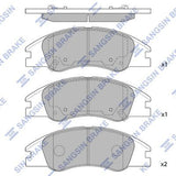 HiQ Front Brake Pads Set SP1167