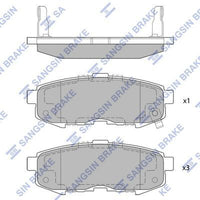 HiQ Rear Brake Pads Set SP1520