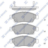 HiQ Front Brake Pads Set SP1541