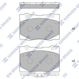 HiQ Front Brake Pads Set SP4141