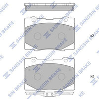 HiQ Front Brake Pads Set SP4141