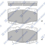 HiQ Front Brake Pads Set SP1375