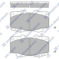 HiQ Front Brake Pads Set SP1375