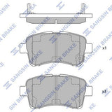 HiQ Front Brake Pads Set SP1633