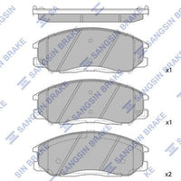 HiQ Front Brake Pads Set SP1115