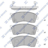 HiQ Front Brake Pads Set SP1113