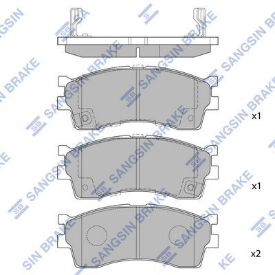 HiQ Front Brake Pads Set SP1113
