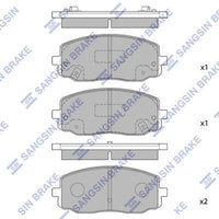 HiQ Front Brake Pads Set SP1172