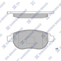 HiQ Front Brake Pads Set SP2073