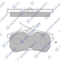 HiQ Rear Brake Pads Set SP1865