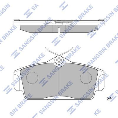 HiQ Front Brake Pads Set SP1482