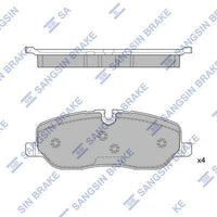 HiQ Front Brake Pads Set SP2236