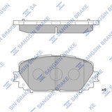 HiQ Front Brake Pads Set SP1588