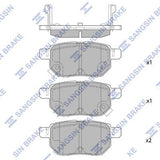 HiQ Rear Brake Pads Set SP2094H