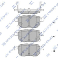 HiQ Rear Brake Pads Set SP2094H