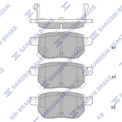 HiQ Rear Brake Pads Set SP2094H