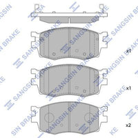 HiQ Front Brake Pads Set SP1186