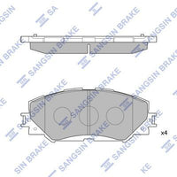 HiQ Front Brake Pads Set SP2093