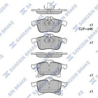 HiQ Front Brake Pads Set SP1703