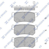 HiQ Rear Brake Pads Set SP1151