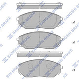 HiQ Front Brake Pads Set SP1153