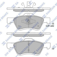 HiQ Front Brake Pads Set SP1497