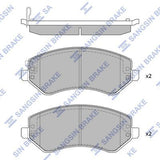 HiQ Front Brake Pads Set SP4170
