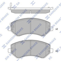 HiQ Front Brake Pads Set SP4170