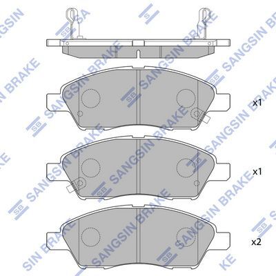 HiQ Front Brake Pads Set SP2084