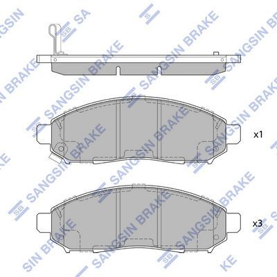HiQ Front Brake Pads Set SP1460