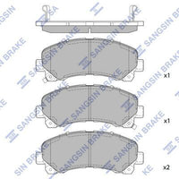HiQ Front Brake Pads Set SP1409