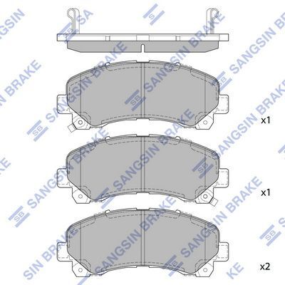 HiQ Front Brake Pads Set SP1409