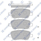 HiQ Rear Brake Pads Set SP2104