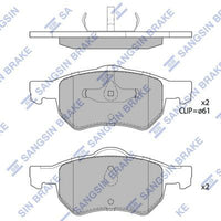 HiQ Front Brake Pads Set SP4183