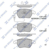 HiQ Front Brake Pads Set SP2098