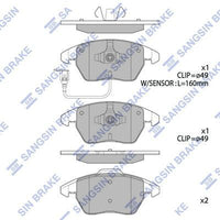 HiQ Front Brake Pads Set SP2098
