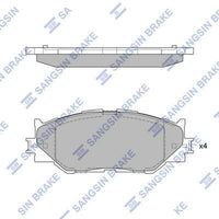 HiQ Front Brake Pads Set SP1543