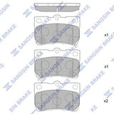 HiQ Rear Brake Pads Set SP2083
