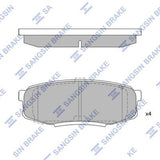 HiQ Rear Brake Pads Set SP1382